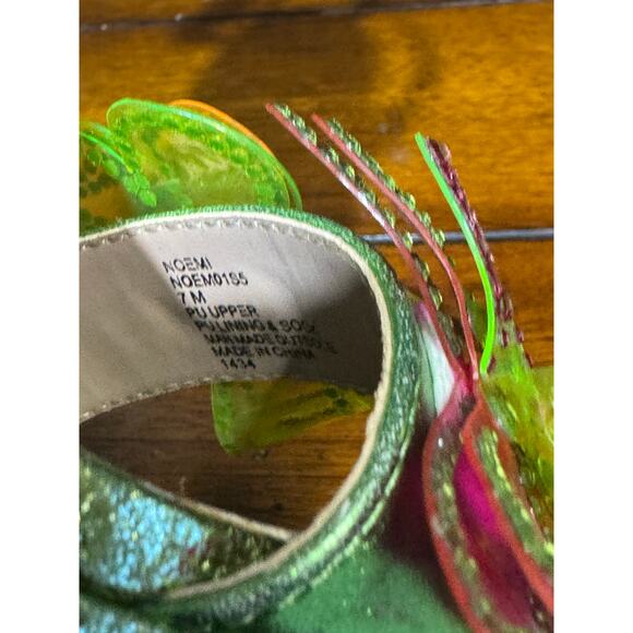 BETSEY JOHNSON Women's Noemi Butterfly Strap heels size 7 - Picture 5 of 7